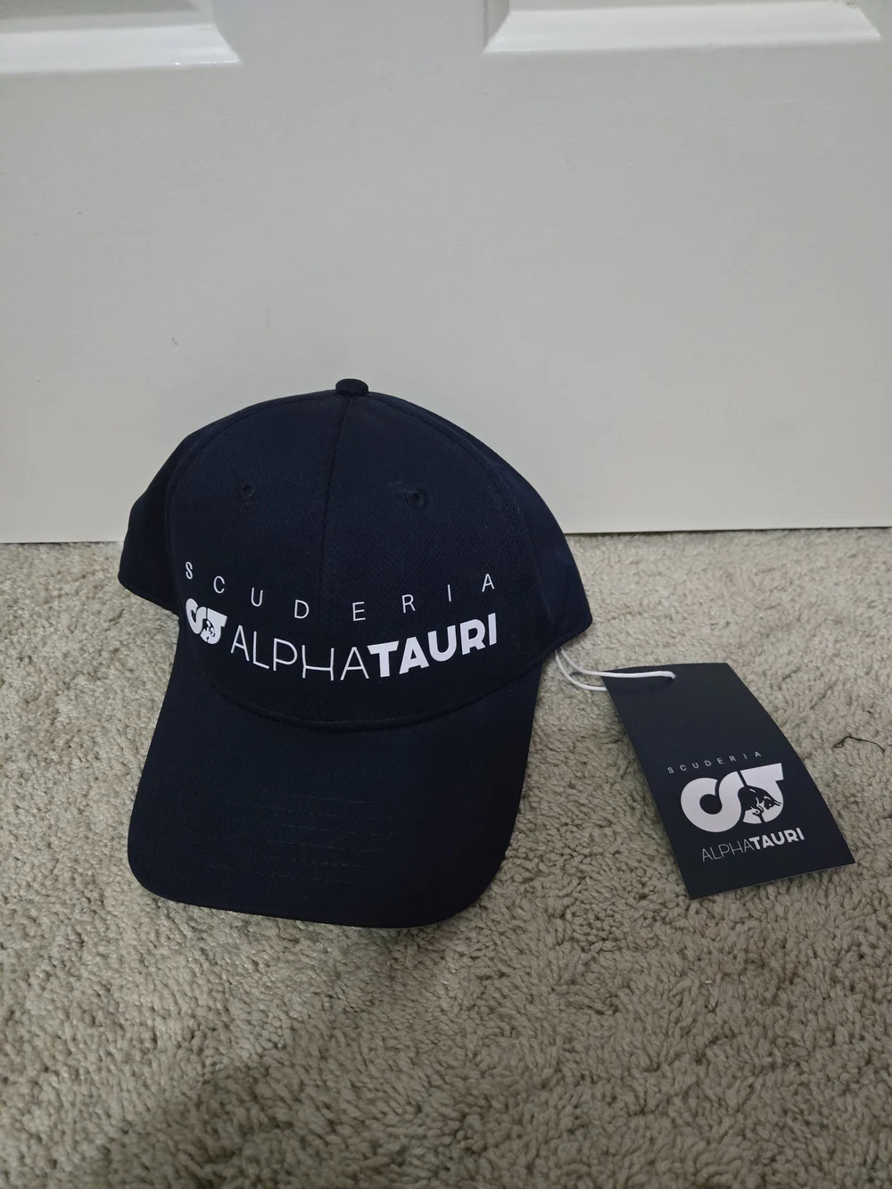 Men's Navy Baseball Cap - Scuderia Logo
